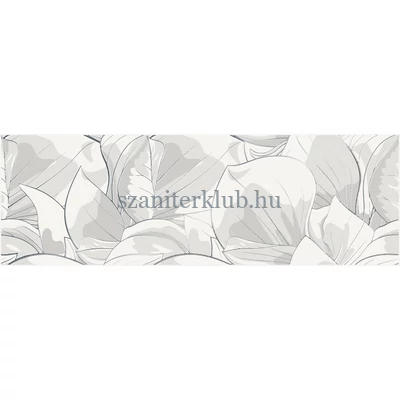cersanit flower cemento white inserto dekor 24x74 cm