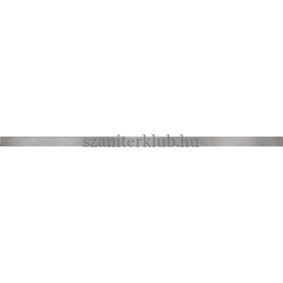 cersanit metal silver glossy border 2x60 cm