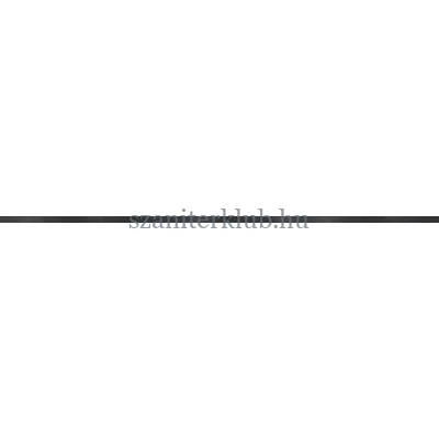 cersanit metal graphite border glossy 1x74 cm