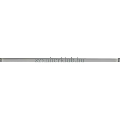 cersanit glass silver border new 2x60 cm