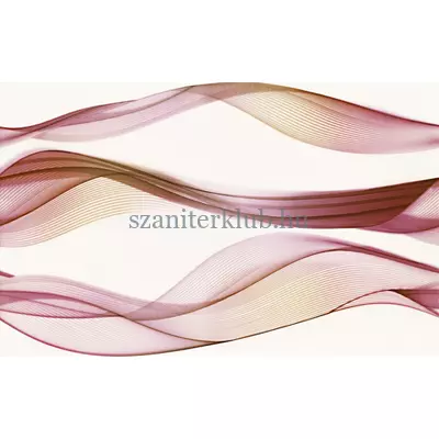 cersanit elfi red inserto waves dekor 25x40 cm