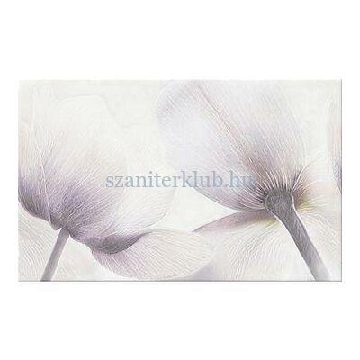 cersanit elle white tulipan dekorcsempe 25x40 cm