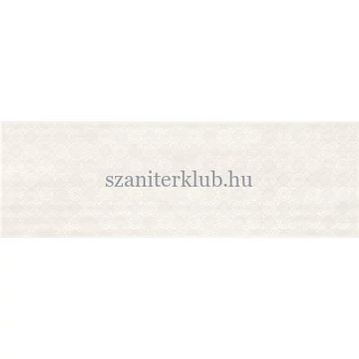 cersanit ferano white lace inserto satin dekor 24x74 cm