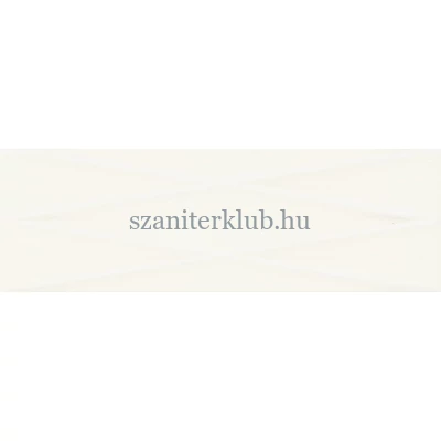 cersanit gravity white lines structure satin csempe 24x74 cm