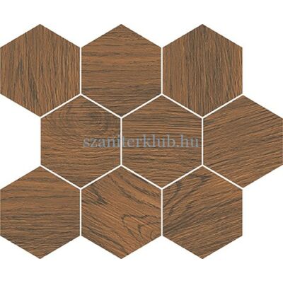 cersanit finwood ochra mosaic hexagon 28x33,7 cm