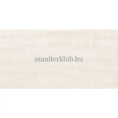 cersanit shiny textile ps810 cream satin structure csempe 29,8x59,8 cm
