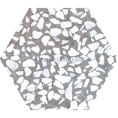 cifre riazza hex grigio 23,2x26,7 cm