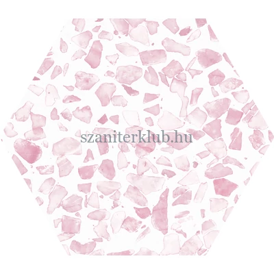 cifre riazza hex pink 23,2x26,7 cm