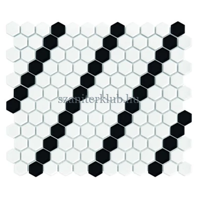 dunin mini hexagon b&amp;w lean mozaik 26x30 cm