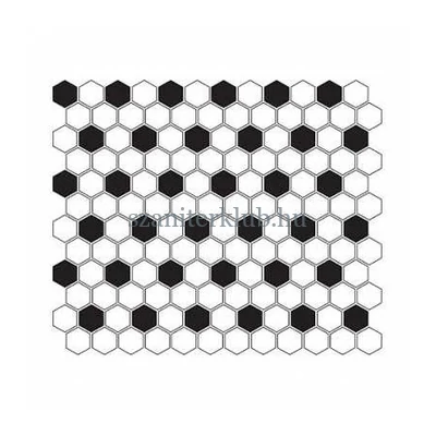 dunin mini hexagon b&amp;w mix mozaik 26x30 cm