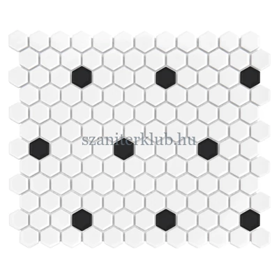 dunin mini hexagon b&amp;w spot mozaik 26x30 cm