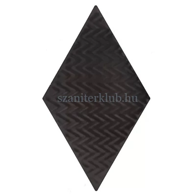 dunin rombic black 04 matt mozaik 11,5x20 cm
