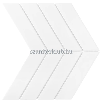 dunin royal chevron white mat 31,9x22,4 cm