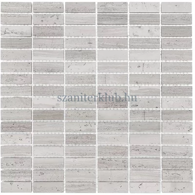 dunin woodstone grey block 48 glossy mozaik 30,5x30,5 cm