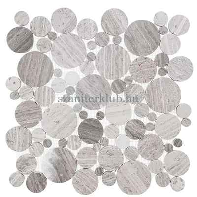 dunin woodstone grey dot glossy mozaik 30,5x30,5 cm