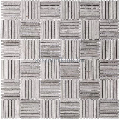 dunin woodstone grey tatami 48 glossy mozaik 30,5x30,5 cm
