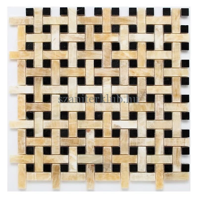 dunin zen honey onyx bw01 glossy mozaik 30,5x30,5 cm