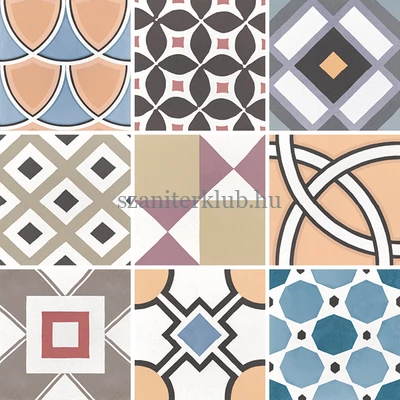 equipe caprice deco patchwork colours 20x20 cm