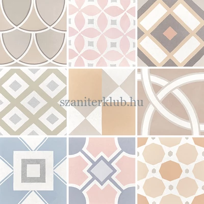 equipe caprice deco patchwork pastel 20x20 cm