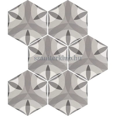 equipe hexatile nature b&w 20x17,5 cm