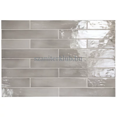 equipe manacor mercury grey csempe 6,5x40 cm