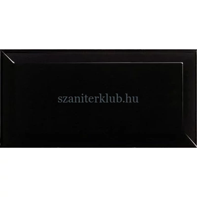 equipe metro black csempe 7,5x15 cm