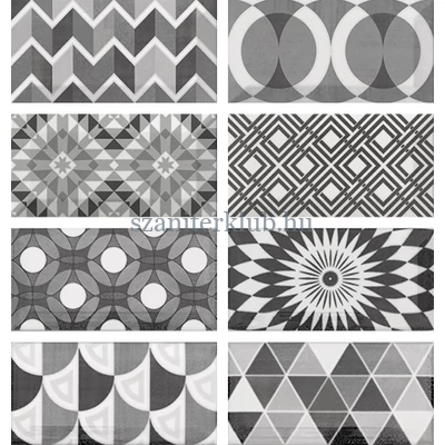 EQUIPE METRO PATCHWORK B&W 7,5X15 cm