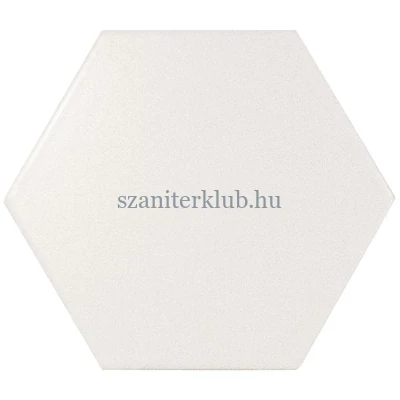 EQUIPE SCALE HEXAGON WHITE MATT 12,4X10,7
