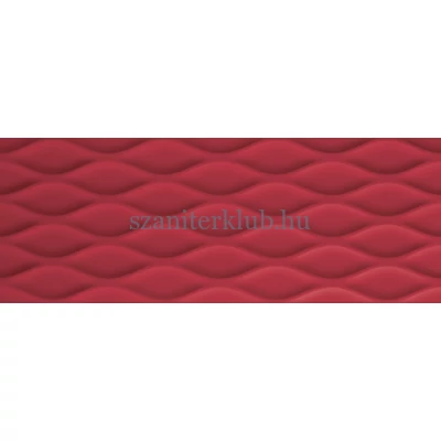 love genesis float red matt ret csempe 45x120 cm