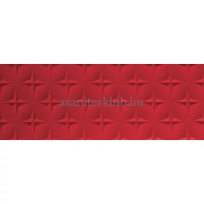 love genesis stellar red matt ret csempe 45x120 cm