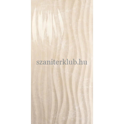 love marble curl beige shine ret csempe 35x70 cm
