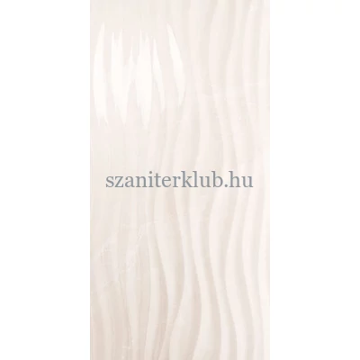 love marble curl cream shine ret csempe 35x70 cm