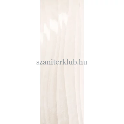 love marble shape cream shine ret csempe 35x100 cm