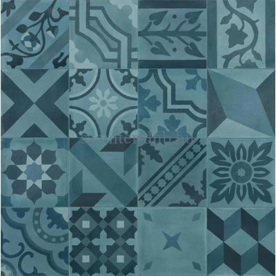 marazzi d_segni blend decoro mix azzurro M607 20x20 cm