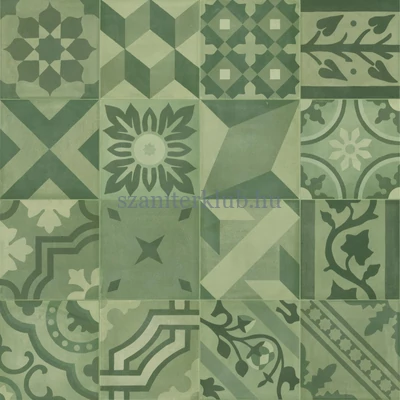 marazzi d_segni blend decoro mix verde M608 20x20 cm