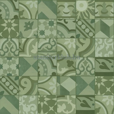marazzi d_segni blend decoro mix verde M61K 10x10 cm