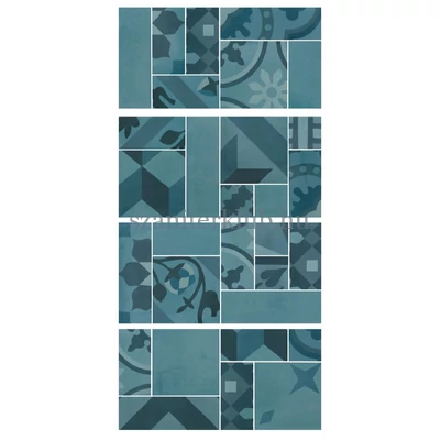 marazzi d_segni blend azzurro mosaico M8WR 19x38 cm