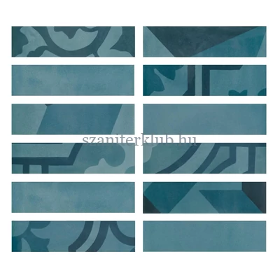 marazzi d_segni blend azzurro listello M8WW 5x20 cm