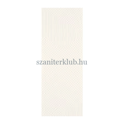 paradyz fire rocks bianco stripes csempe 29,8x89,8 cm