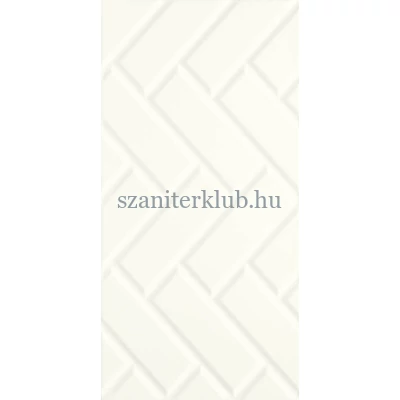 paradyz moonlight bianco struktura a 29,5x59,5 cm