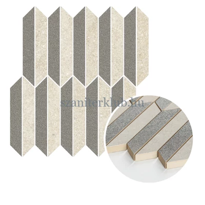 paradyz mystic shadows beige mozaik csempe 27,4x29,8 cm