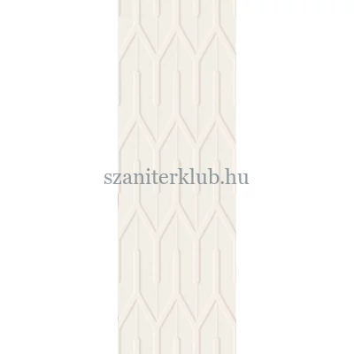paradyz nightwish bianco B structure csempe 25x75 cm