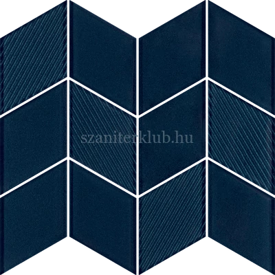 paradyz nightwish universal glass mozaik sky romb navy 20,5x23,8 cm