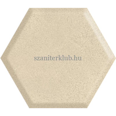 paradyz serene beige heksagon sturcture csempe 19,8x17,1 cm