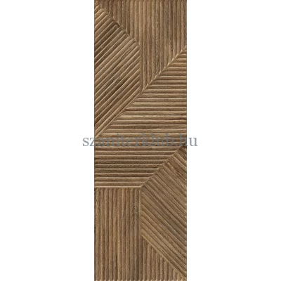 paradyz woodskin brown structure A csempe 29,8x89,8 cm