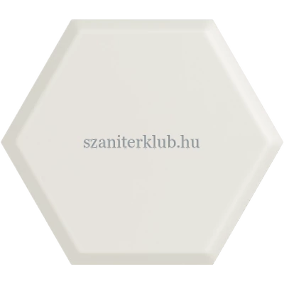 paradyz woodskin bianco hexagon structure A 19,8x17,1 cm