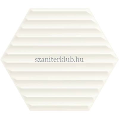 paradyz woodskin bianco hexagon structure B 19,8x17,1 cm