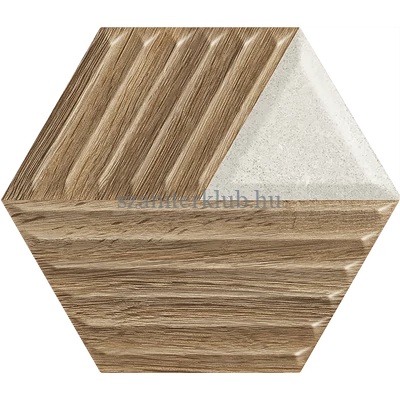 paradyz woodskin mix hexagon sturcture C 19,8x17,1 cm