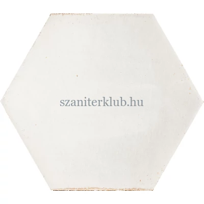 ragno eden esagona bianco csempe RGKX 7x28 cm