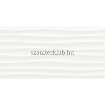 ragno fantasy bianco struttura onda 3D csempe R57E 30x60 cm